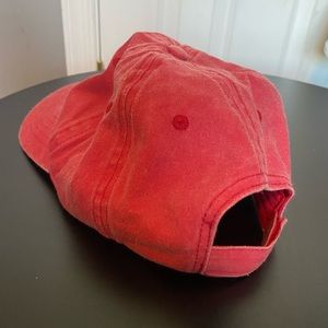 Red, Velcro hat